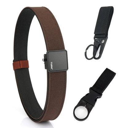 VATLY Hard EDC Tactical Gürtel Herren Nylon Rigid Automatik-Schnalle