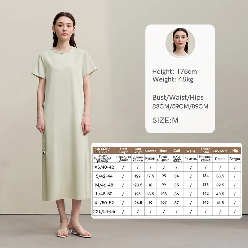 Vielseitiges Damenkleid Mit Atmungsaktivem Stoff Für Büro Und Urlaub Elegant