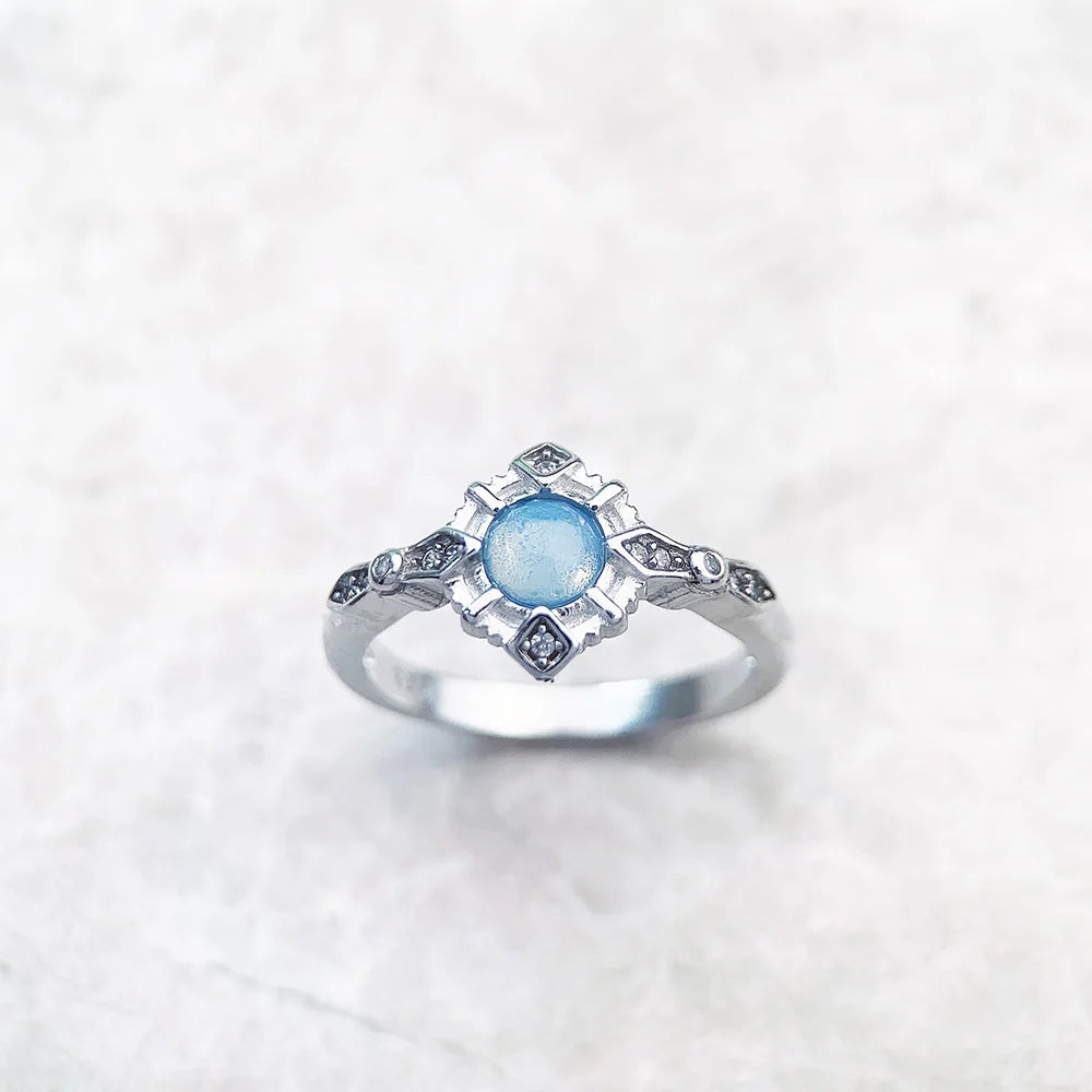 Damen-Ring moderne Liebe Vintage aus Sterlingsilber
