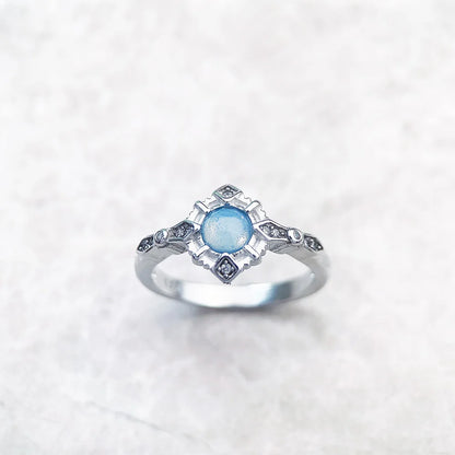 Damen-Ring moderne Liebe Vintage aus Sterlingsilber