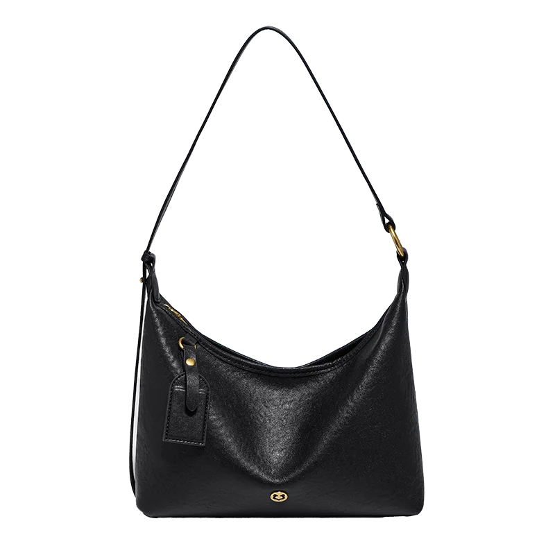 Damen Hobo Tasche Aus Echtem Leder Im Vintage Stil Mit Großer Kapazität