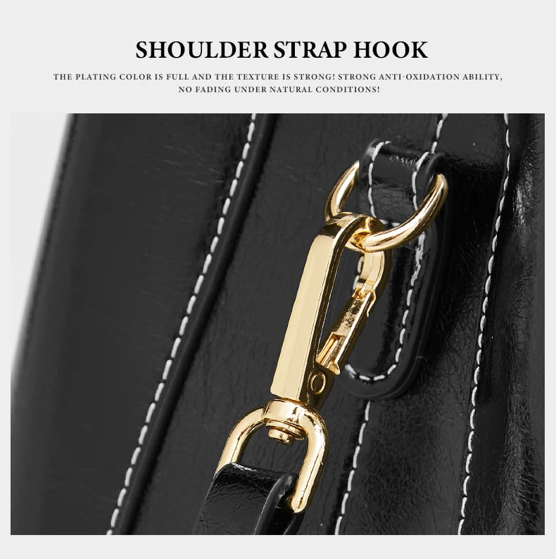 Damen Handtasche aus Split-Leder mit Crossbody Fashion Bags