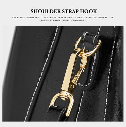 Damen Handtasche aus Split-Leder mit Crossbody Fashion Bags