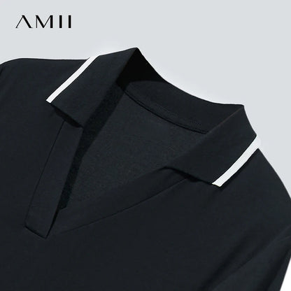 Stylisches Tailliertes Damen Strickkleid V Ausschnitt Büro