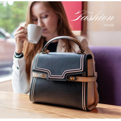 Damen Handtasche mit Crossbody Flap
