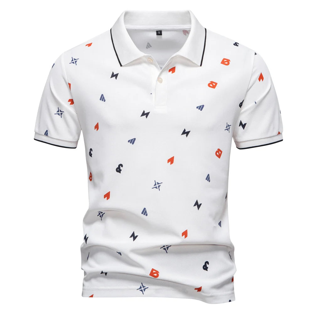 Herren Poloshirt Slim Fit Atmungsaktiv Sommer Casual Style