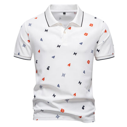 Herren Poloshirt Slim Fit Atmungsaktiv Sommer Casual Style