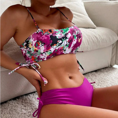 Weißer Bikini-Set für Damen – Sexy Badeanzug im brasilianischen Stil für Strand und Pool