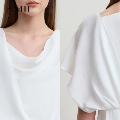 Zeitloses Bürokleid Für Damen Mit Schwingkragen Und Bequemem Sitz