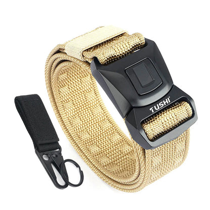 VATLY Army Tactical Gürtel Herren 1200D Nylon Anti-Rost Schnalle Outdoor