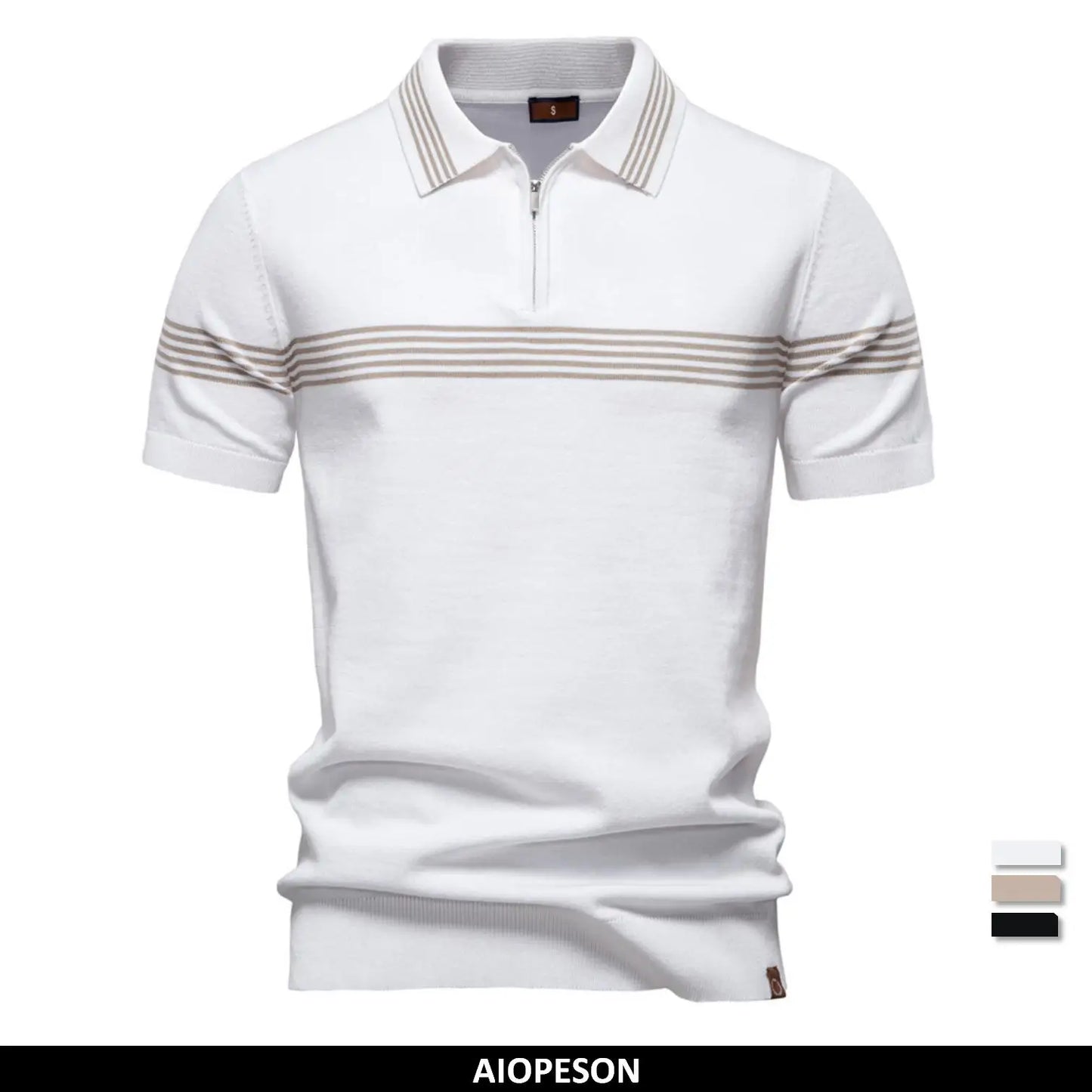 Premium Herren Poloshirt Atmungsaktiv Kurzarm Business Casual Sommer