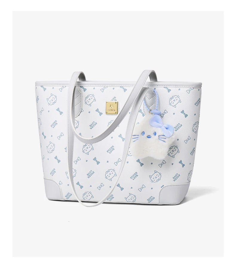 Damen Schultertasche Aus PVC-Leder Mit Großer Kapazität Im Alltag