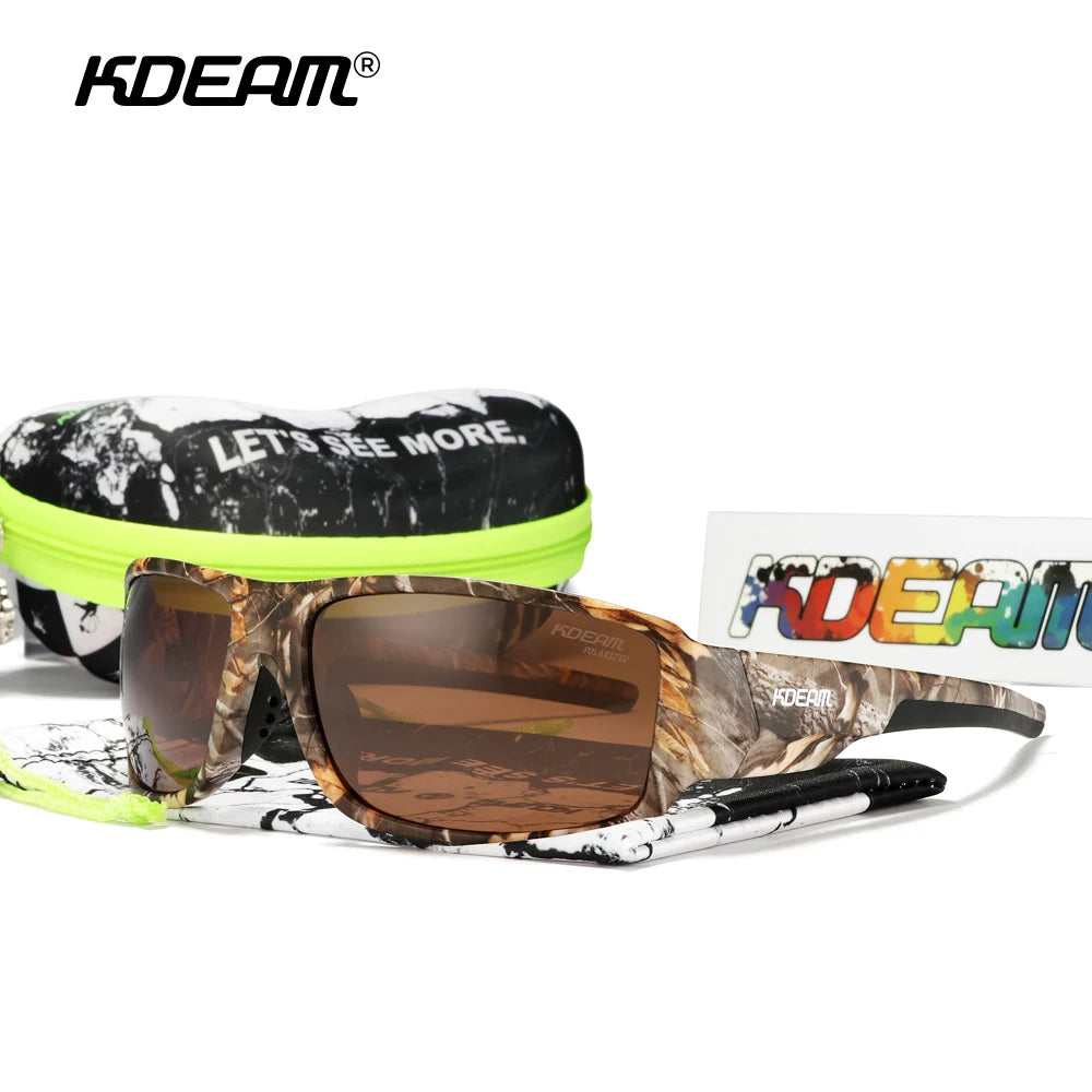 Sonnenbrille Sport polarisiert Cat.3 Druckmuster Rahmen Herren