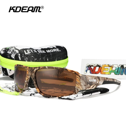 Sonnenbrille Sport polarisiert Cat.3 Druckmuster Rahmen Herren