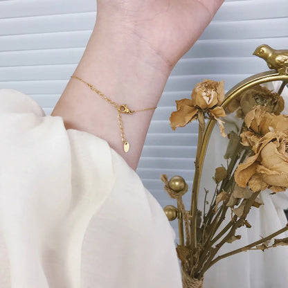 Damen-Armband minimalistisch mit Spacer-Perlen