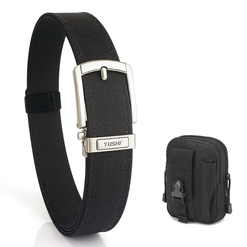 VATLY Rigid Tactical Gürtel Herren Nylon Metall-Schnalle Duty Casual