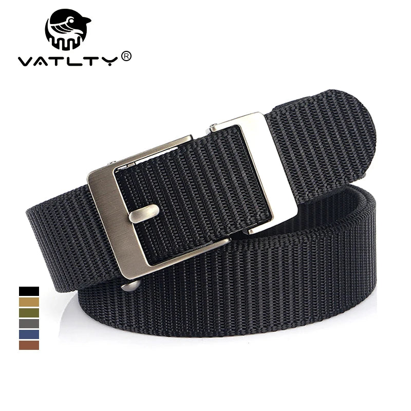 Herren-Gürtel aus Nylon 3,4 cm Breite mit Automatikverschluss für Outdoor-Wandern