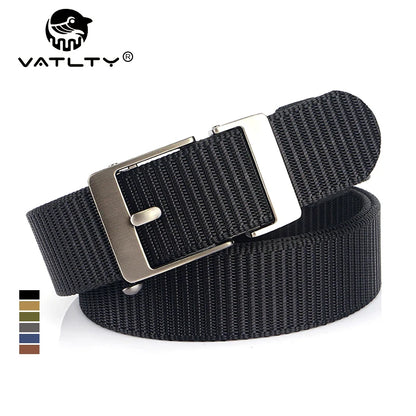 Herren-Gürtel aus Nylon 3,4 cm Breite mit Automatikverschluss für Outdoor-Wandern