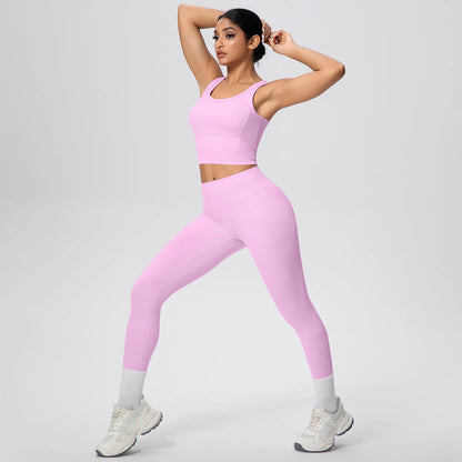 Frauen Yoga Set Hoch Tailliert Schnell Trocknend Sport