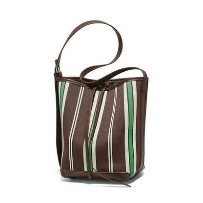 Damen Schultertasche aus veganem Leder – Große Beuteltasche für Büro und Alltag