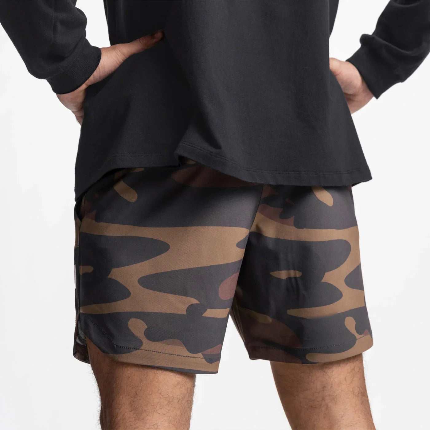 Atmungsaktive Baumwoll-Leinen-Shorts mit Kordelzug und elastischem Bund – ideal für den täglichen Strandbesuch