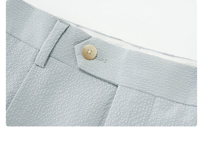 Dicker Herren-Doppelreiher-Sakko im Slim-Stil mit braunem Karomuster – ideal für den Herbst und Business-Anlässe.
