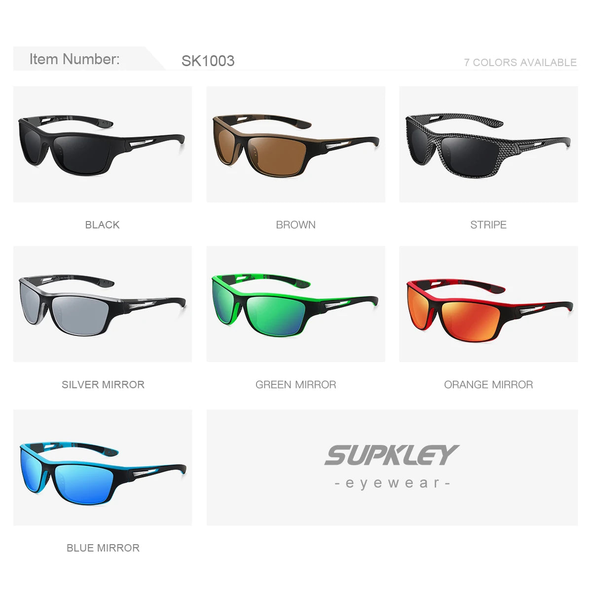 Sonnenbrille Sport polarisiert bunt UV400 Spiegel Bergsteiger Herren