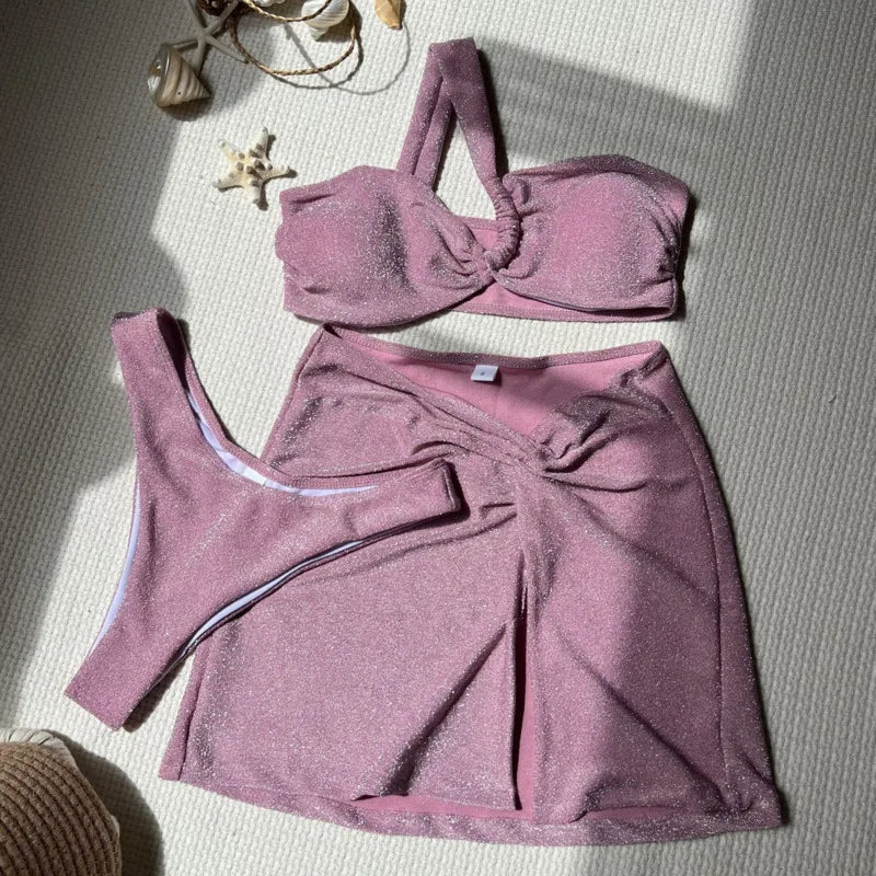 Sommerlicher Push-Up-Bikini im brasilianischen Stil für Damen – ideal für Strand und Pool