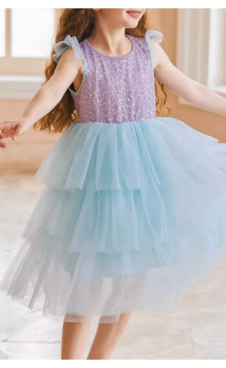 Leichtes Sommer-Kleid im chinesischen Cheongsam-Stil aus 100% Baumwolle für Mädchen – ideal für den Alltag