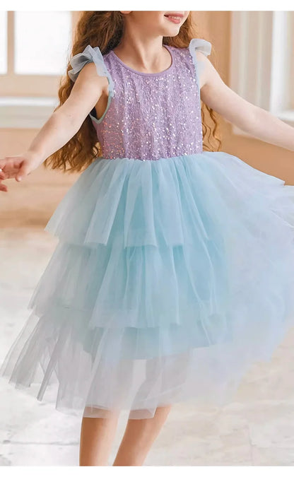 Leichtes Sommer-Kleid im chinesischen Cheongsam-Stil aus 100% Baumwolle für Mädchen – ideal für den Alltag