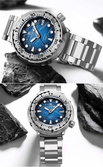 Herren-Taucheruhr mit 300 m Wasserdichtigkeit und NH35A-Automatikwerk