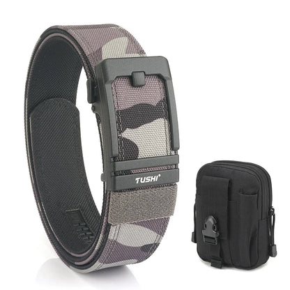 Unisex-Taktischer Gürtel aus 1100D Nylon mit Metall-Schnalle, Ideal für Airsoft-Pistolen