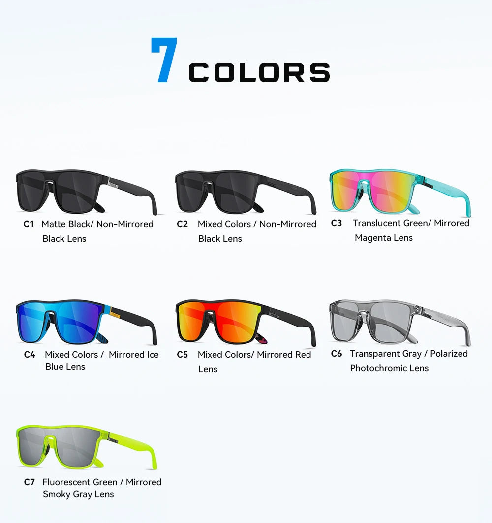 Sonnenbrille übergroß Einteiler polarisiert 153mm gebürstet Herren