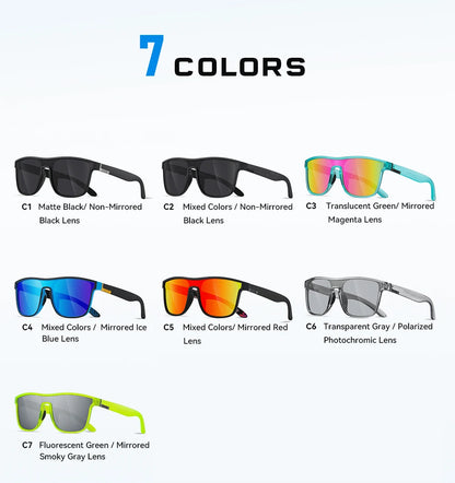 Sonnenbrille übergroß Einteiler polarisiert 153mm gebürstet Herren