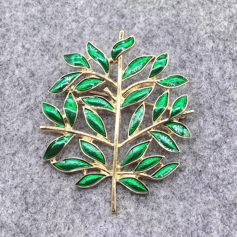 Brosche Blume Emaille Strass Anstecknadel vielseitig Damen