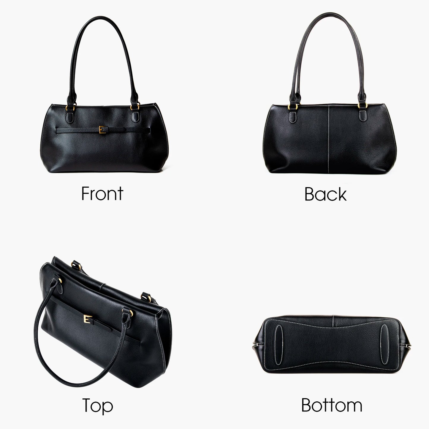 Damen Ledertote | Business Tasche Aus Vollnarbigem Leder