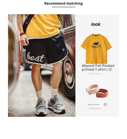 Herren Shorts aus atmungsaktivem Mesh mit elastischer Taille für den Sommer