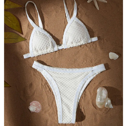 Sexy Bikini-Set in Pink mit Push-up-Effekt – Perfekt für Strand und Pool