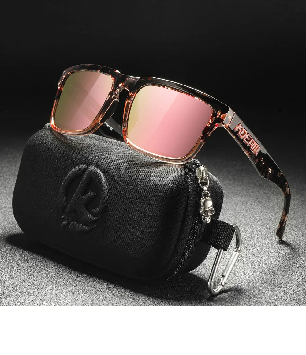 Sonnenbrille polarisiert minimalistisch modern Etui Unisex neue Farben