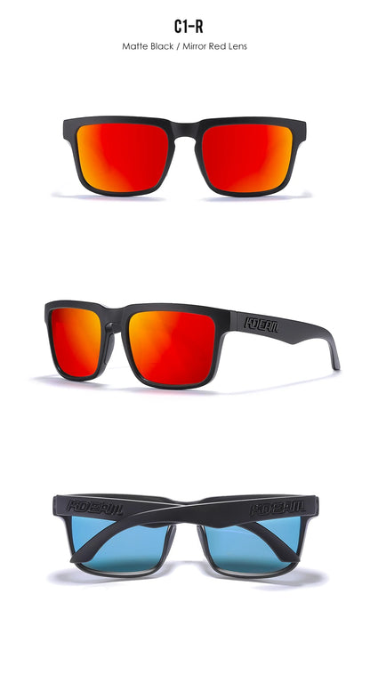 Sonnenbrille Fahren Nachtsicht polarisiert UV400 Reißverschlussetui Herren