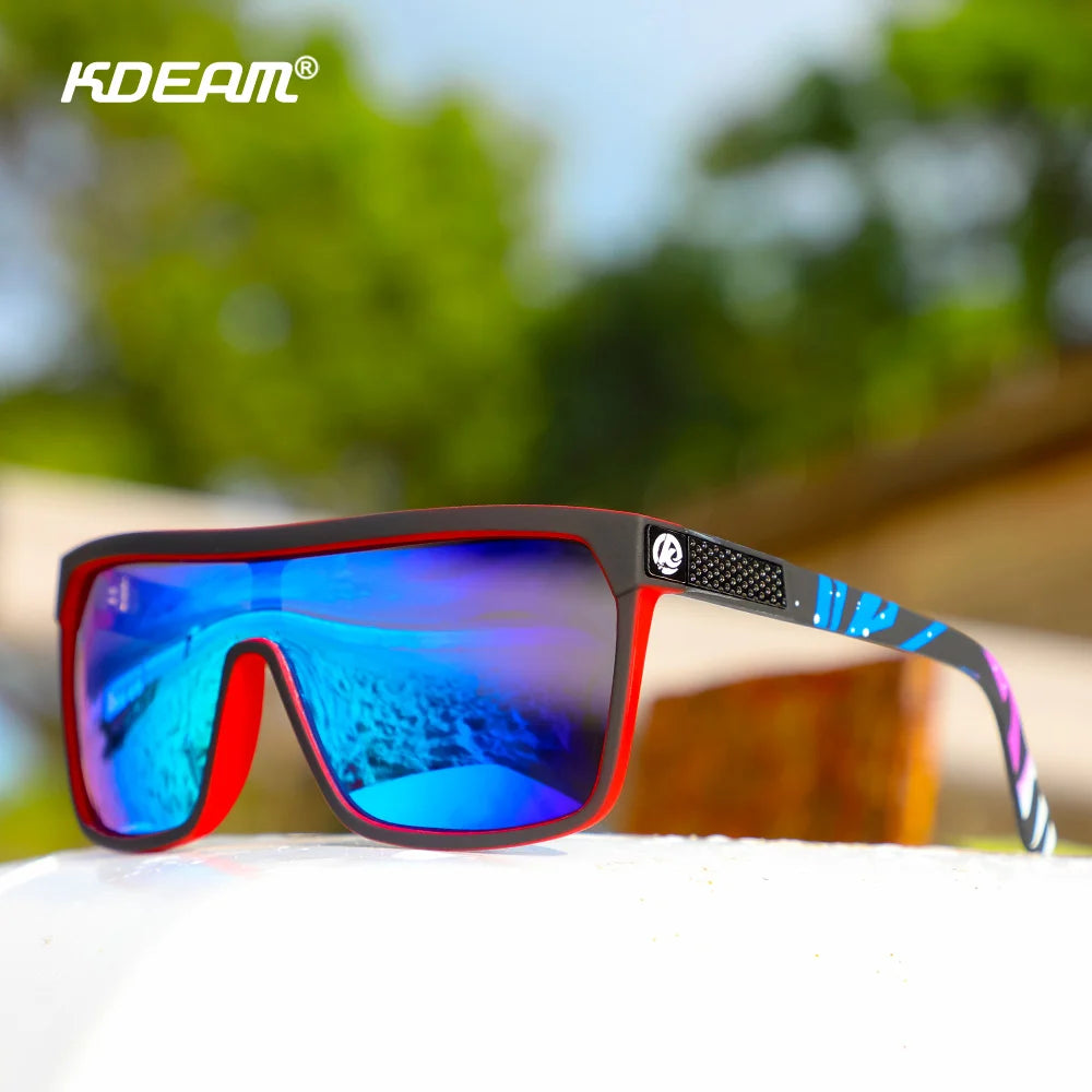 Sonnenbrille einteilig polarisiert UV400 5-Scharnier Herren