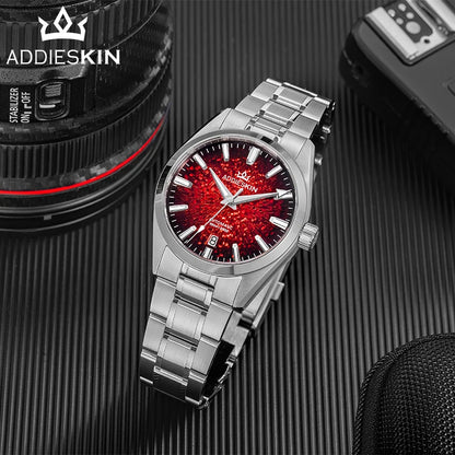 Herren-Taucheruhr mit Automatikwerk und Saphirglas