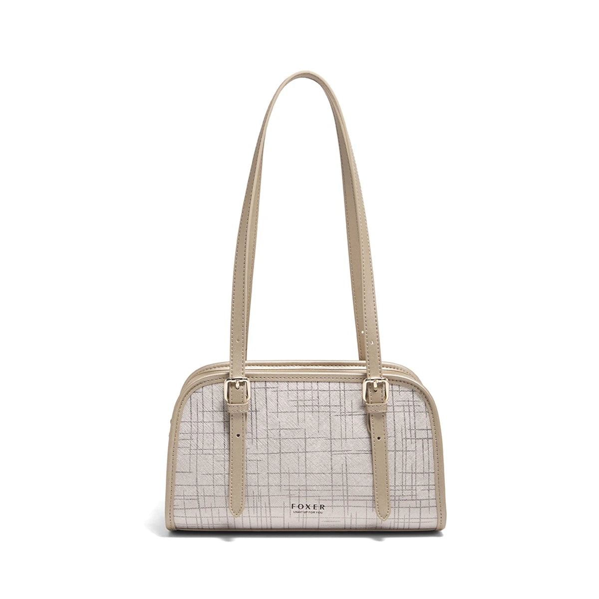 Schultertasche Aus Spaltleder Im Neuen Design Luxuriöse Satchel