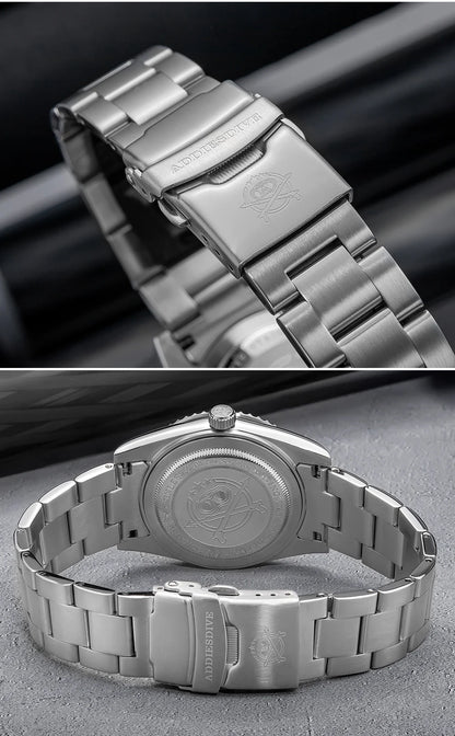 Herren-Taucheruhr mit Keramikluenette und Quarzwerk