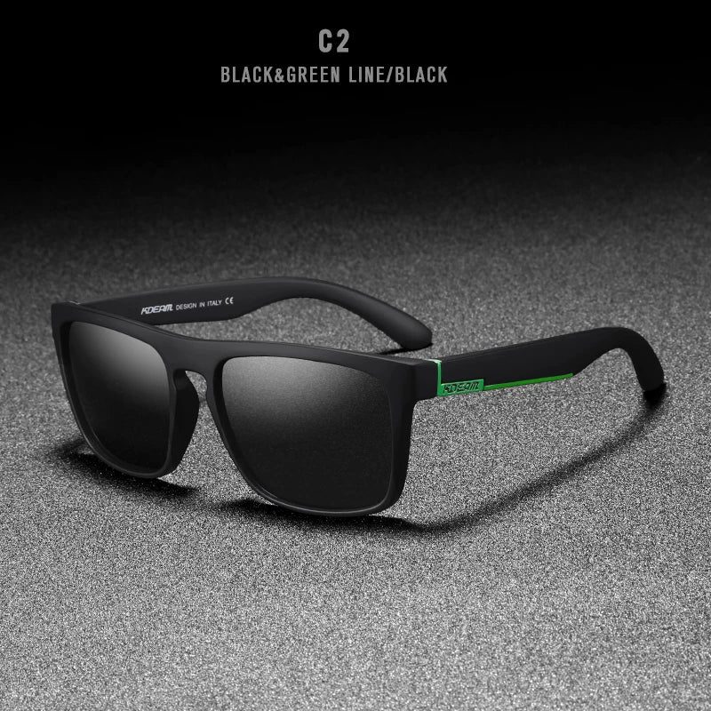 Sonnenbrille quadratisch polarisiert elastisch Spiegel 17 Farben Unisex