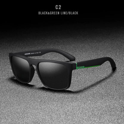 Sonnenbrille quadratisch polarisiert elastisch Spiegel 17 Farben Unisex