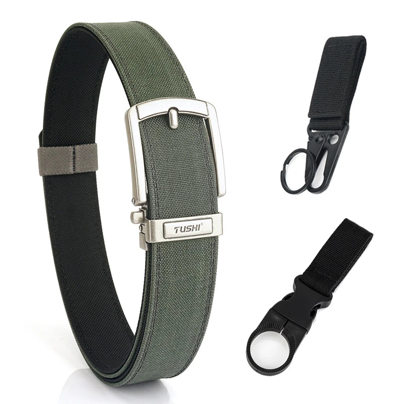 VATLY Rigid Tactical Gürtel Herren Nylon Metall-Schnalle Duty Casual