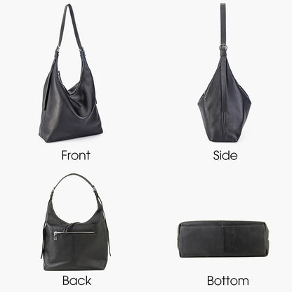 Naturleder Schultertasche Unisex Crossbody
