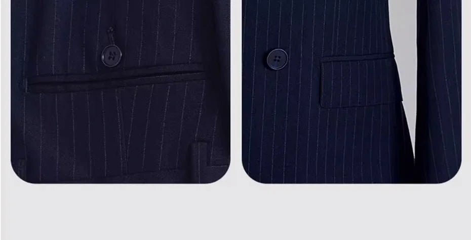 Eleganter Herrenanzug aus Leinen in Grün – Slim Fit Anzug mit Weste und Hose für Hochzeit oder Alltag