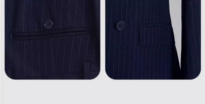 Eleganter Herrenanzug aus Leinen in Grün – Slim Fit Anzug mit Weste und Hose für Hochzeit oder Alltag